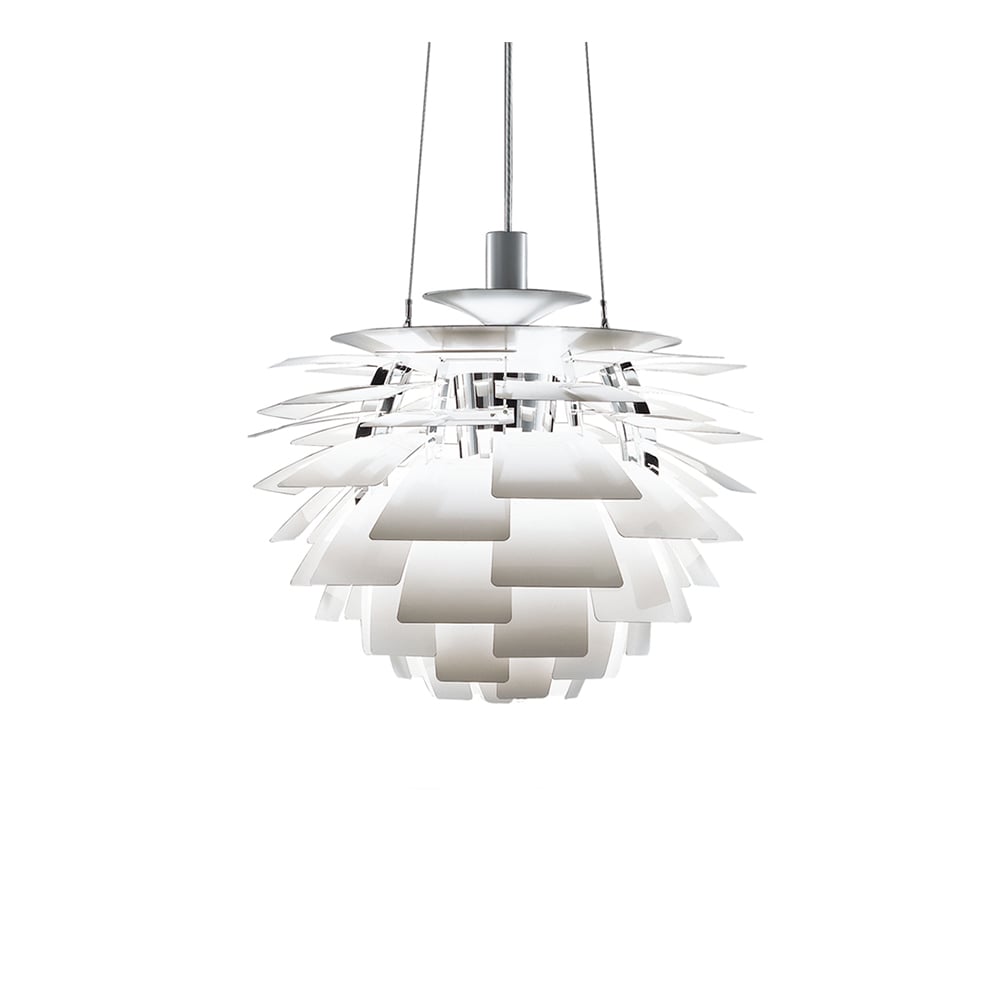 Louis Poulsen Suspension PH Artichoke LED Blanc, Ø48 cm