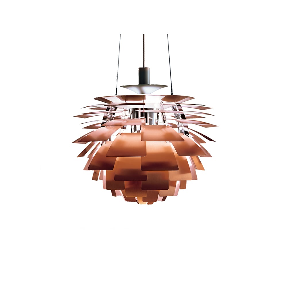 Louis Poulsen Suspension PH Artichoke LED Cuivre, Ø48 cm