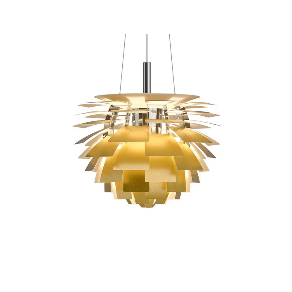 Louis Poulsen Suspension PH Artichoke LED Laiton, Ø48 cm