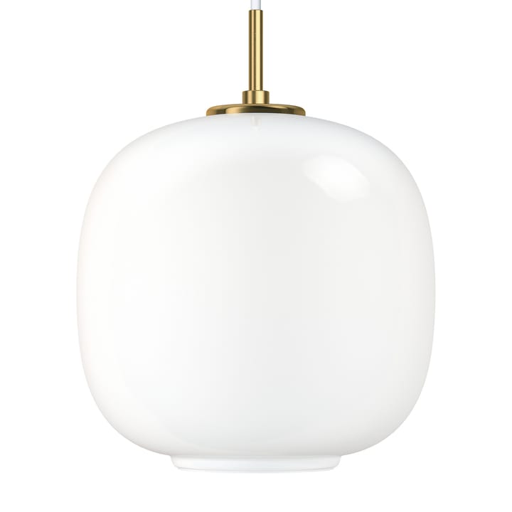 Suspension VL45 Radiohus Ø25cm - Brass-white opal glass - Louis Poulsen