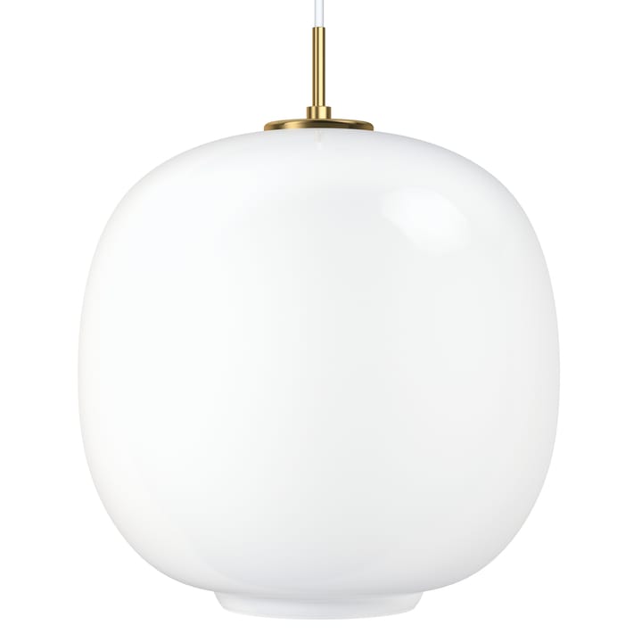 Suspension VL45 Radiohus Ø37cm - Brass-white opal glass - Louis Poulsen