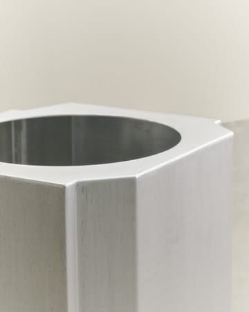 Pot Funki M 40 cm - Aluminium brossé - Louise Roe