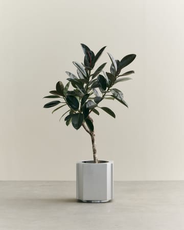 Pot Funki M 40 cm - Aluminium brossé - Louise Roe