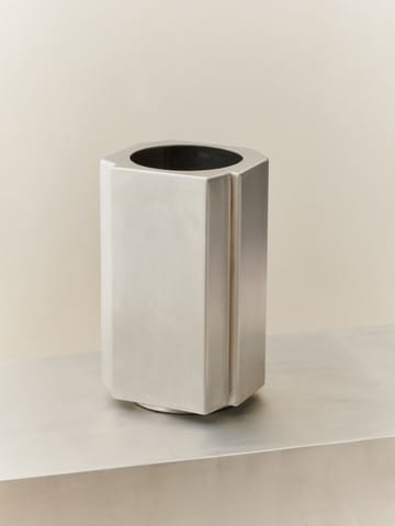 Pot Funki S 36 cm - Aluminium brossé - Louise Roe