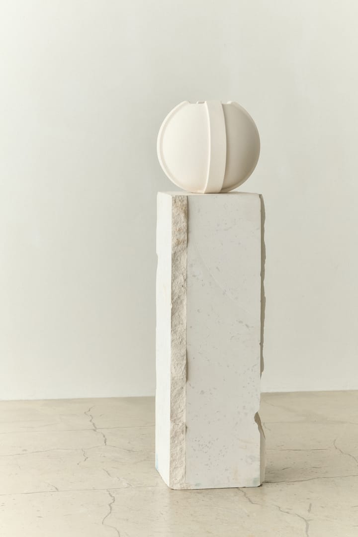 Vase Vinci 01 29 cm, Blanc Brut Louise Roe