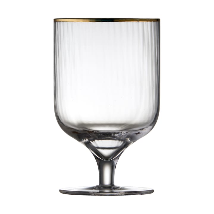 Verre à vin Palermo Gold 30 cl, lot de 4, Transparent-or Lyngby Glas