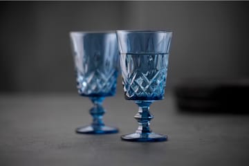 Verres à vin Sorrento 29 cl, lot de 4 - Bleu - Lyngby Glas