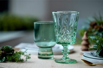 Verres à vin Sorrento 29 cl, lot de 4 - Vert - Lyngby Glas