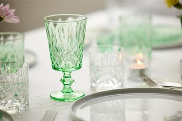 Verres à vin Sorrento 29 cl, lot de 4 - Vert - Lyngby Glas