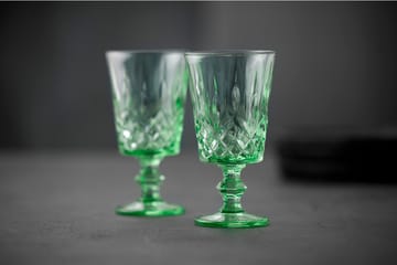 Verres à vin Sorrento 29 cl, lot de 4 - Vert - Lyngby Glas