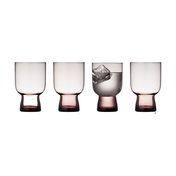 Verres Sorrento 30 cl - lot de 4 - Rose - Lyngby Glas