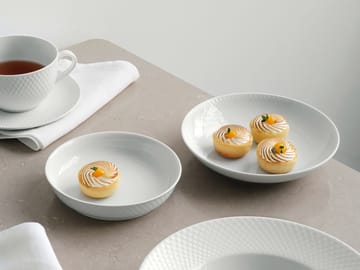 Assiette à dessert Rhombe Ø16 cm - Blanc - Lyngby Porcelæn