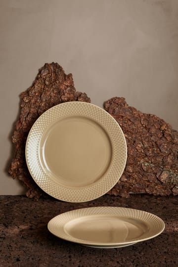 Assiette à dîner Rhombe Earth Ø27 cm - Marble - Lyngby Porcelæn