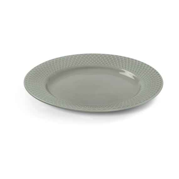 Assiette Rhombe Earth Ø21 cm - Moss - Lyngby Porcelæn