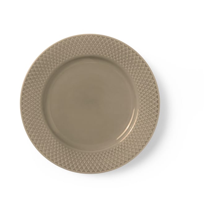 Assiette Rhombe Earth Ø23 cm - Clay - Lyngby Porcelæn