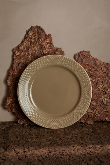 Assiette Rhombe Earth Ø23 cm - Clay - Lyngby Porcelæn