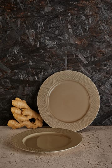 Assiette Rhombe Earth Ø23 cm - Clay - Lyngby Porcelæn