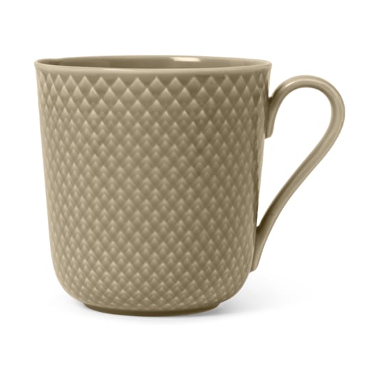 Mug Rhombe Earth 39 cl - Clay - Lyngby Porcelæn