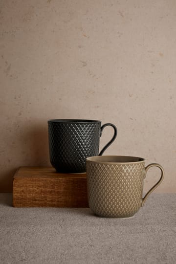 Mug Rhombe Earth 39 cl - Slate - Lyngby Porcelæn