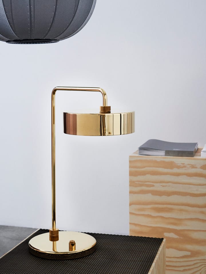 Lampe de table Petite Machine, Polished brass Made By Hand