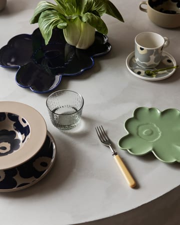 Assiette creuse Unikko Ø20 cm - Terra-dark blue - Marimekko