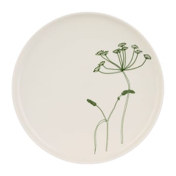 Assiette Elokuun Varjot Ø25 cm - Blanc-vert - Marimekko