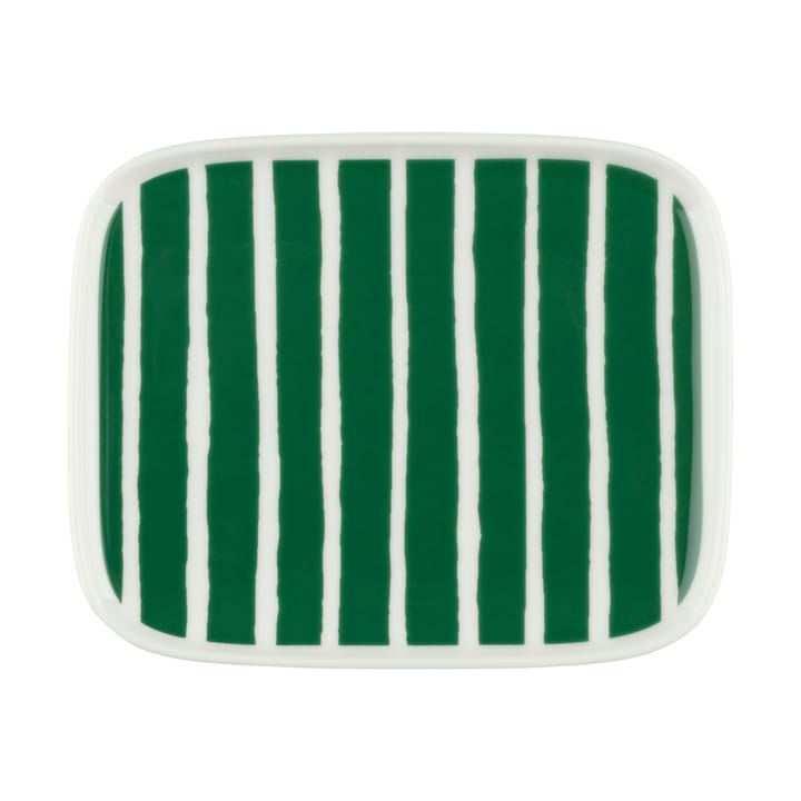 Assiette Oiva Piccolo 12x15 cm - White-green - Marimekko