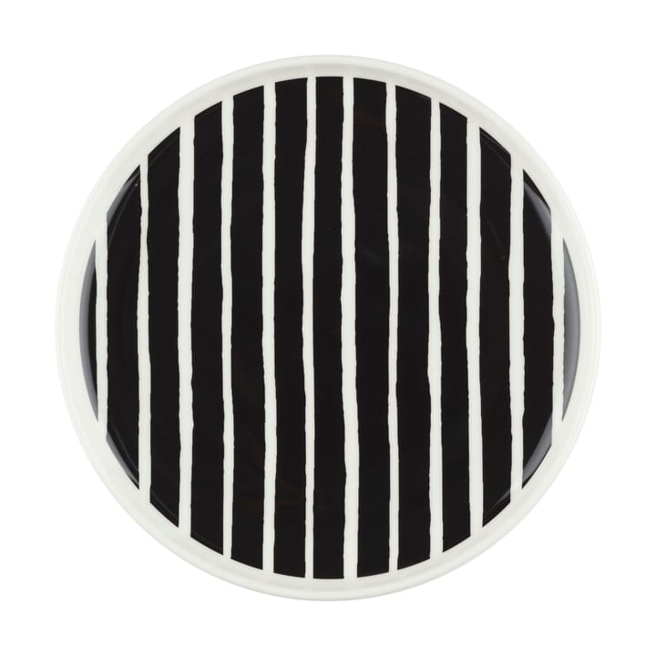 Assiette Oiva Piccolo Ø20 cm - White-black - Marimekko