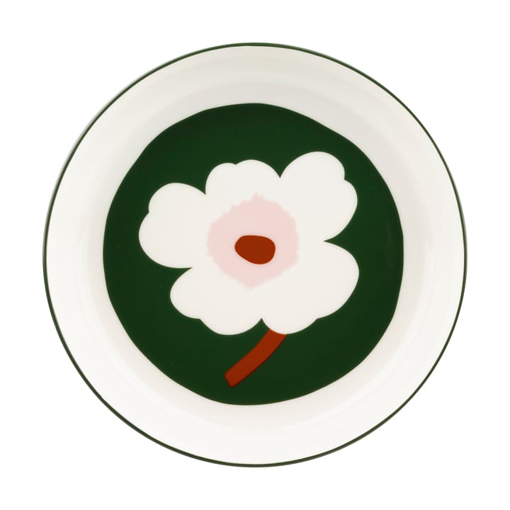 Assiette profonde Oiva Unikko Ø20,5 cm - Vert - Marimekko