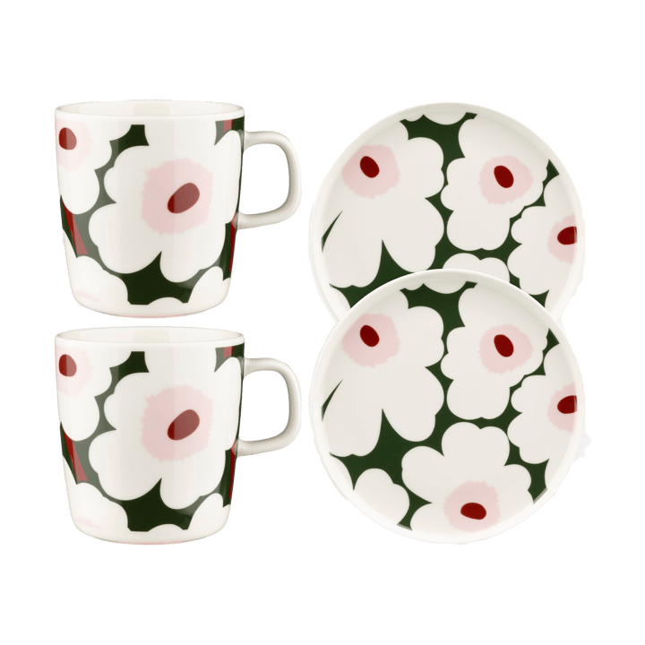 Ensemble petit-déjeuner Unikko - Vert - Marimekko