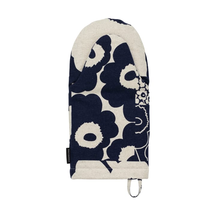 Gant de cuisine Unikko Kollaasi - Linen-dark navy - Marimekko