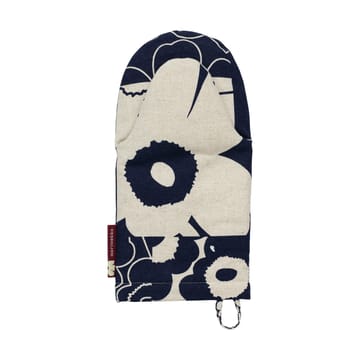 Gant de cuisine Unikko Kollaasi - Linen-dark navy - Marimekko