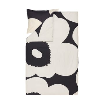 Housse de couette Iso Unikko 150x210 cm - Charcoal-off white - Marimekko