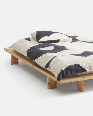 Housse de couette Iso Unikko 220x240 cm - Charcoal-off white - Marimekko