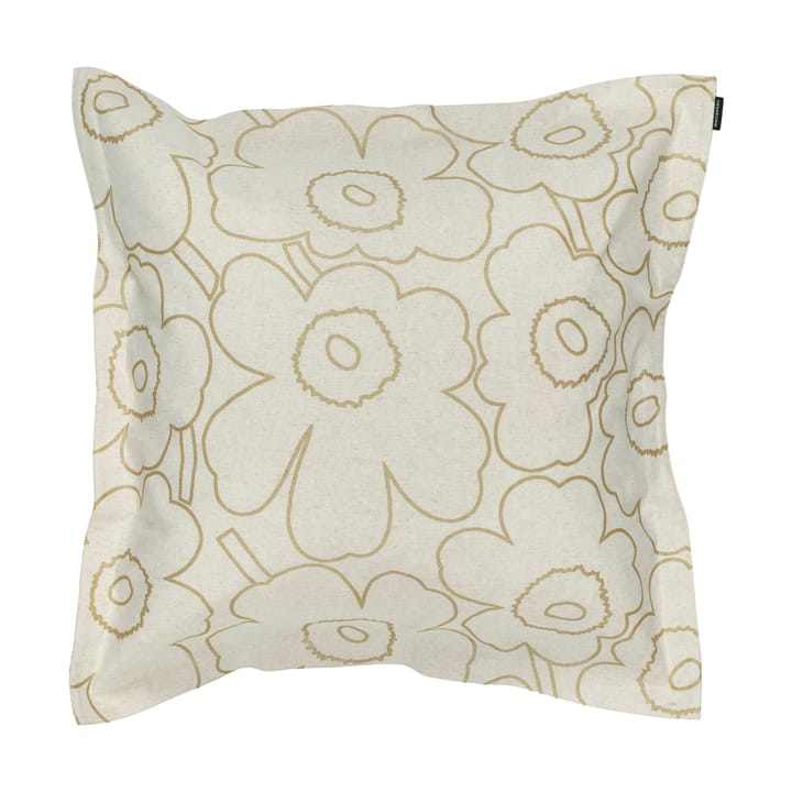 Housse de coussin Pieni Piirto Unikko 50x50 cm, Linen-straw Marimekko