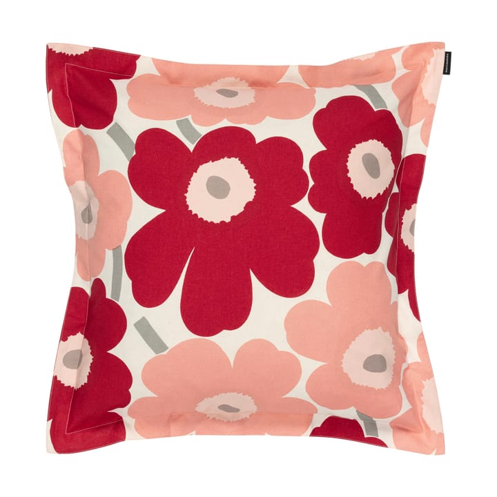 Housse de coussin Pieni Unikko 50x50 cm, Dark cherry-rose Marimekko