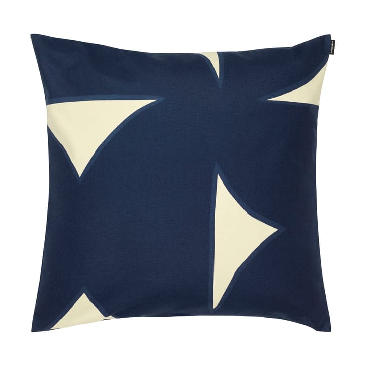 Housse de coussin Pitkospuut 60x60 cm, Sand-dark blue Marimekko