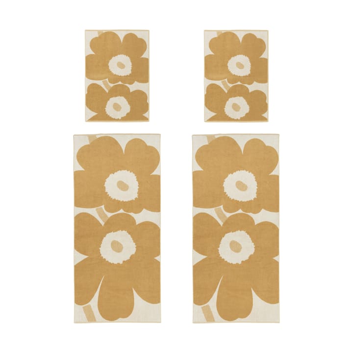 Lot de serviettes Unikko - Off white-straw - Marimekko