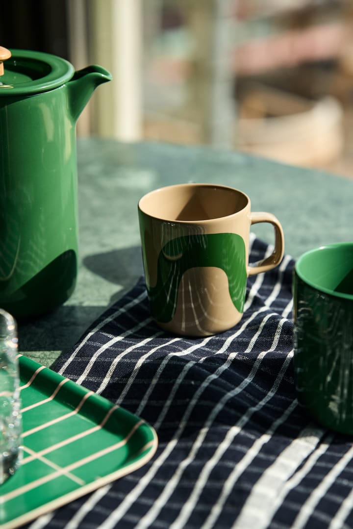 Mug Seireeni 25 cl, lot de 2, Terra-green-red Marimekko