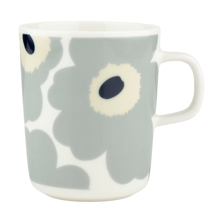 Mug Unikko 25 cl - White-light grey-sand-dark blue - Marimekko