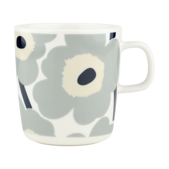 Mug Unikko 40 cl - White-light grey-sand-dark blue - Marimekko