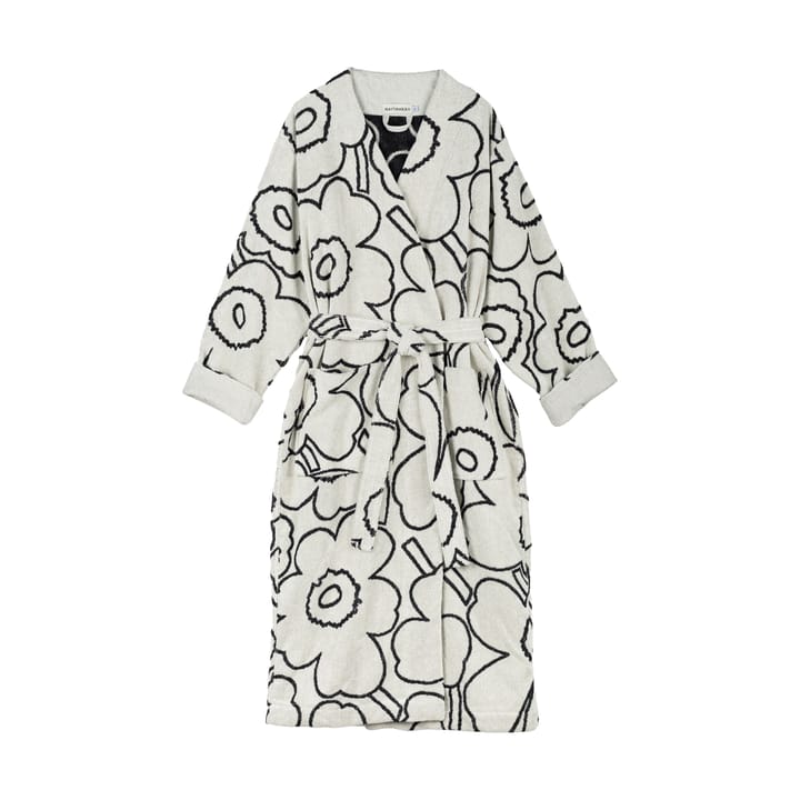 Peignoir Piirto Unikko black - L - Marimekko