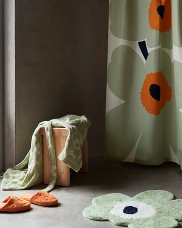 Peignoir Unikko - Off white-sage, L - Marimekko