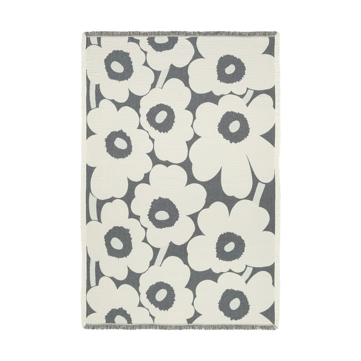 Plaid Unikko 150x220 cm - Off white-charcoal-sand - Marimekko