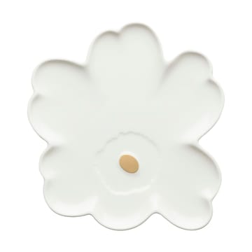 Plat Unikko 13 cm, 2 pièces - Terra-white-gold - Marimekko