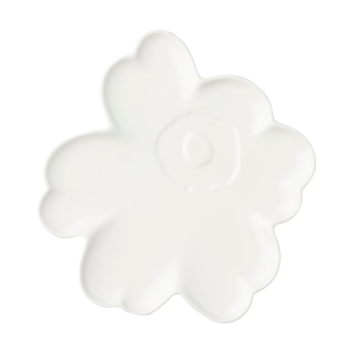 Plat Unikko Shape 20 cm - White - Marimekko