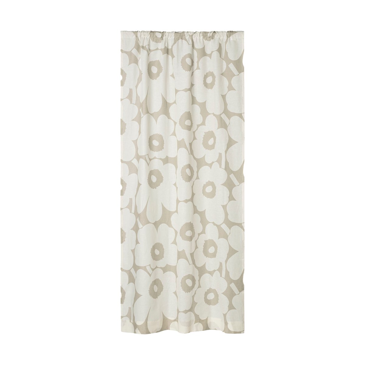 Marimekko Rideau Unikko 135x250 cm Light grey- off white