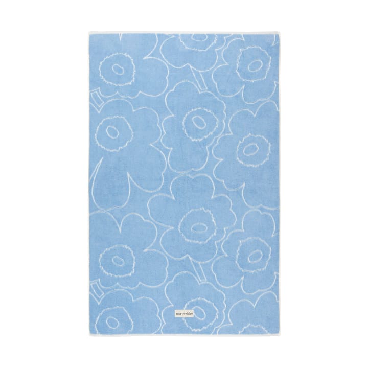 Serviette de bain Piirto Unikko 100x160 cm - Bleu - Marimekko