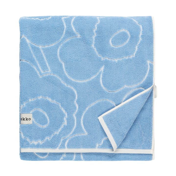 Serviette de bain Piirto Unikko 100x160 cm, Bleu Marimekko