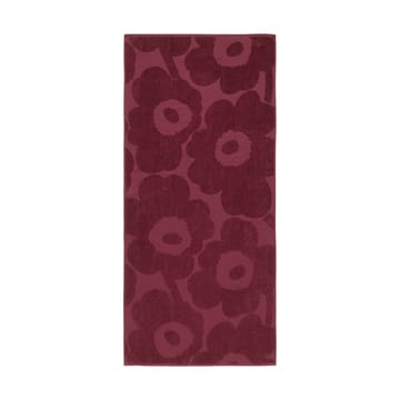 Serviette de bain solide Unikko 70x150 cm - Rouge foncé - Marimekko